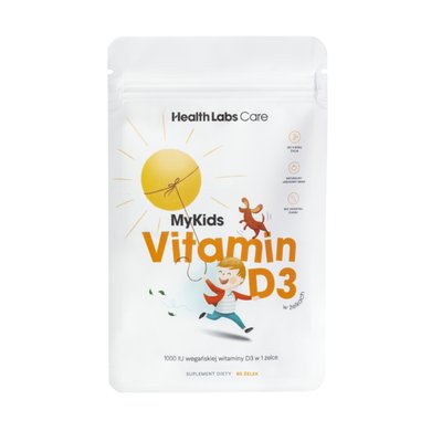 Obrázek Health Labs Care My Kids Vitamin D3 - želé bonbony bez přidaného cukru, 60ks