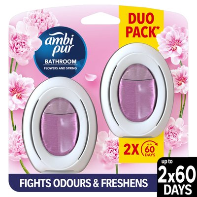 Obrázek Ambi Pur Bathroom Flowers and Spring Osvěžovač Vzduchu 2 X