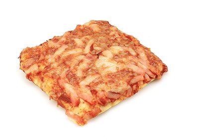 Obrázek ŠETŘÍME JÍDLEM: Čtvercová pizza šunka, sýr