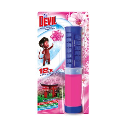 Obrázek Dr. Devil 3in1 WC point block 75 ml Japanese garden