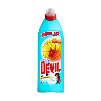 Obrázek Dr. Devil WC gel Turbulence 1 000 ml Lemon fresh