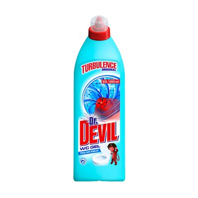 Obrázek Dr. Devil WC gel Turbulence 1 000 ml Polar aqua