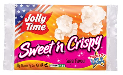 Obrázek Jolly Time Sweet'n Crispy sladký popkorn 100g