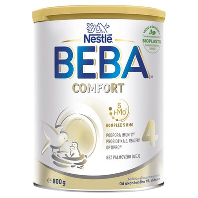 Obrázek ŠETŘÍME JÍDLEM: BEBA COMFORT 4, 5 HMO, mléko pro malé děti, 800g