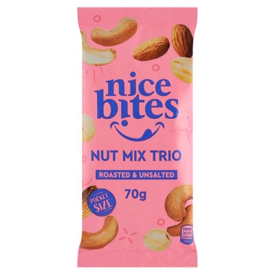 Obrázek ŠETŘÍME JÍDLEM: Nice Bites Směs pražených jader skořápkových plodů 70g