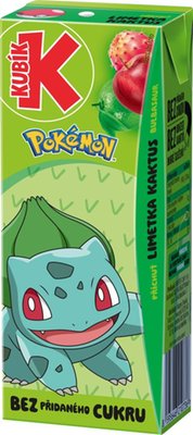 Obrázek Kubík Pokémon jablko příchuť Kaktus - Limetka 200ml