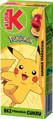 Obrázek Kubík Pokémon jablko příchuť Mango - Marakuja 200ml