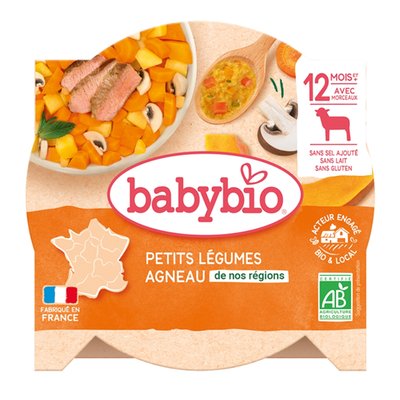 Obrázek ŠETŘÍME JÍDLEM: BABYBIO dušená zelenina s jehněčím masem 230 g