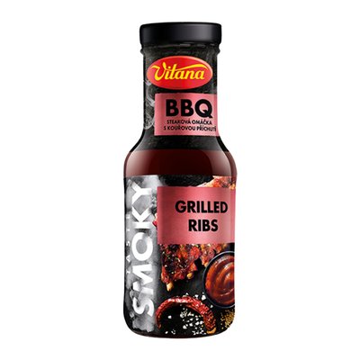 Obrázek ŠETŘÍME JÍDLEM: Vitana BBQ steaková omáčka s kouřovou příchutí 230ml