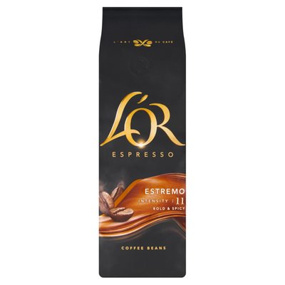 Obrázek ŠETŘÍME JÍDLEM: L'OR Espresso Estremo káva pražená zrnková 500g