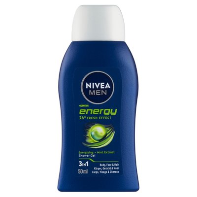 Obrázek Nivea Men Energy 3 v 1 Sprchový gel 50ml