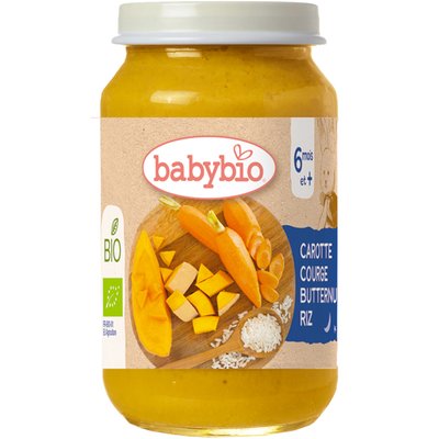 Obrázek ŠETŘÍME JÍDLEM: BABYBIO bio mrkev dýně a rýže 200 g