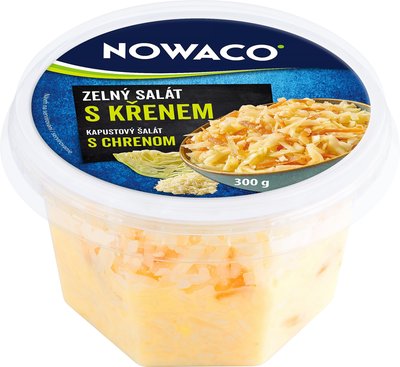Obrázek ŠETŘÍME JÍDLEM: Zelný salát s křenem Nowaco 300g
