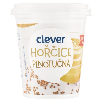 Obrázek clever Hořčice plnotučná 200g