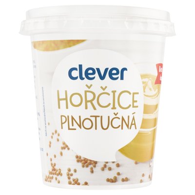 Obrázek clever Hořčice plnotučná 400g