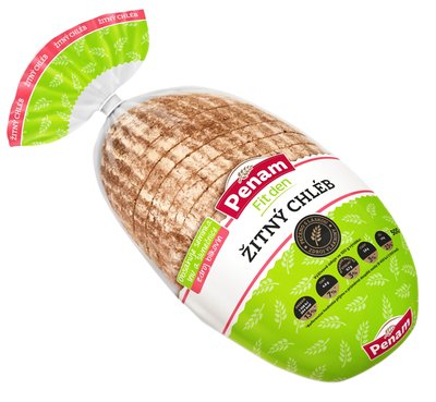 Obrázek ŠETŘÍME JÍDLEM: Žitný chléb 500 g balený, krájený (FIT DEN)