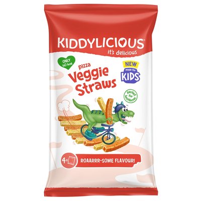 Obrázek ŠETŘÍME JÍDLEM: Kiddylicious Tyčinky zeleninové s příchutí pizza multipack 48g