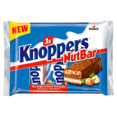 Obrázek ŠETŘÍME JÍDLEM: Knoppers NutBar tyčinka 3 x 40g (120g)
