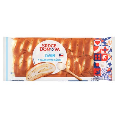 Obrázek ŠETŘÍME JÍDLEM: Srdce domova Závin s tvarohovou náplní 400g
