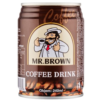 Obrázek ŠETŘÍME JÍDLEM: Mr. Brown Nápoj s mlékem a kávovým nálevem 240ml