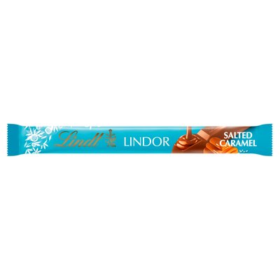 Obrázek ŠETŘÍME JÍDLEM: Lindt Lindor Mléčná čokoláda s krystaly soli a jemnou náplní s karamelem 38g