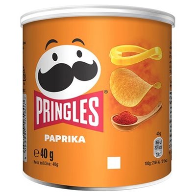 Obrázek ŠETŘÍME JÍDLEM: Pringles Paprika 40g