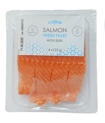 Obrázek ŠETŘÍME JÍDLEM: Filet z lososa obecného s kůží, bez kostí