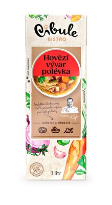 Obrázek Cibule Bistro Hovězí vývar jako polévka 1L