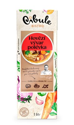 Obrázek Cibule Bistro Hovězí vývar jako polévka 1L