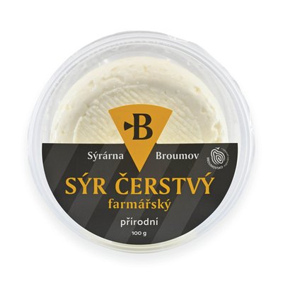 Obrázek ŠETŘÍME JÍDLEM: Broumovský sýr čerstvý farmářský přírodní 100g