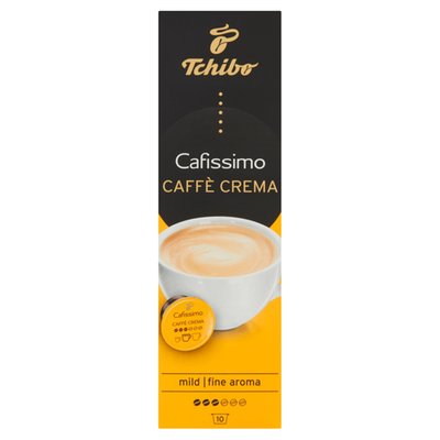 Obrázek ŠETŘÍME JÍDLEM: Tchibo Cafissimo Caffé Crema fine aroma 10 x 7g (70g)