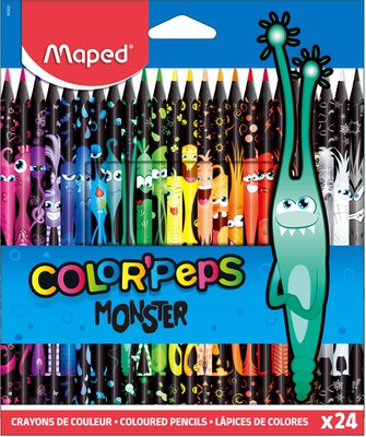 Obrázek Bezdřevé pastelky Maped Color´Peps Monster 24ks