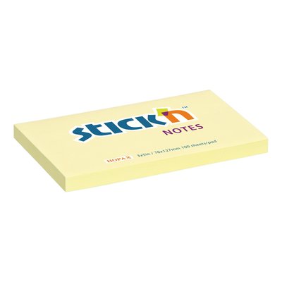 Obrázek Bloček Stick'n Hopax 76 x 127mm žlutý