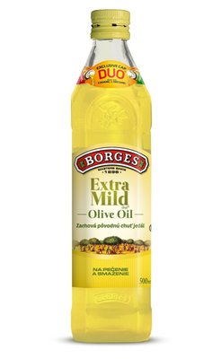 Obrázek ŠETŘÍME JÍDLEM: Borges Extra Mild olivový olej 500 ml