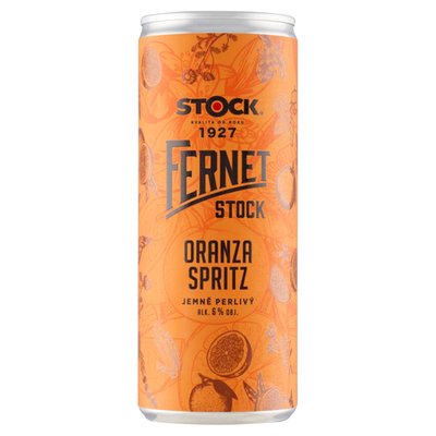Obrázek ŠETŘÍME JÍDLEM: Fernet Stock Oranza Spritz jemně perlivý 250ml