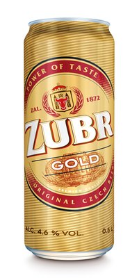 Obrázek ŠETŘÍME JÍDLEM:  ZUBR Gold 0,5l