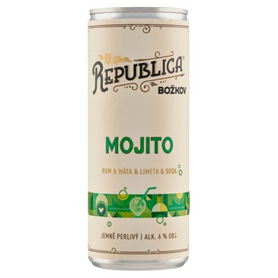 Obrázek ŠETŘÍME JÍDLEM: Božkov Republica Mojito 250ml