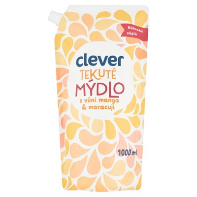 Obrázek clever Tekuté mýdlo náhradní náplň s vůní manga & maracuji 1000ml