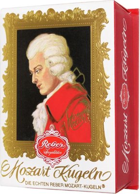 Obrázek Bonboniéra Mozartovy koule Baroko 120g