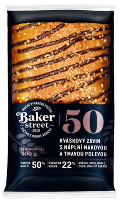 Obrázek ŠETŘÍME JÍDLEM: Baker Street - Závin makový 400gB