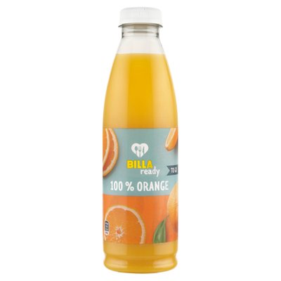 Obrázek BILLA Ready 100% pomerančová šťáva s dužinou 750ml