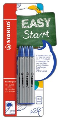 Obrázek Náplň Stabilo EasyOriginal F modrá 6ks 0,3mm