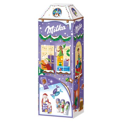 Obrázek Milka adventní kalendář 3D, plněné figurky, mléčná čokoláda 223g