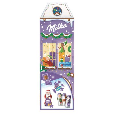 Obrázek Milka adventní kalendář 3D, plněné figurky, mléčná čokoláda 223g