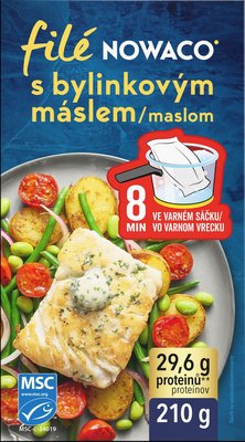 Obrázek ŠETŘÍME JÍDLEM: Filé s bylinkovým máslem 210g
