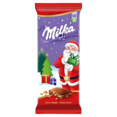 Obrázek Milka čokoláda Mléčná z alpského mléka s pufovanou rýží 100g