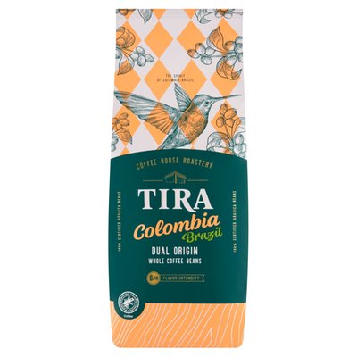 Obrázek Tira Colombia Brazil Dual Origin pražená zrnková káva 500g