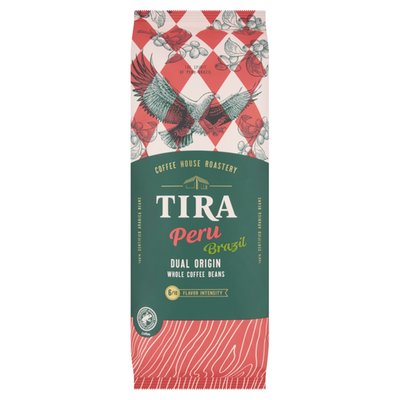 Obrázek Tira Peru Brazil Dual Origin pražená zrnková káva 500g