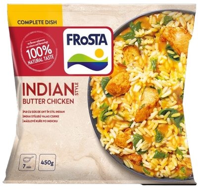 Obrázek ŠETŘÍME JÍDLEM: Máslové kuře po indicku FRoSTA 450g