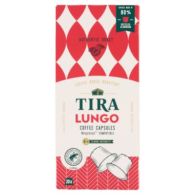 Obrázek Tira Lungo pražená mletá káva v kapslích 20 x 5,5g (110g)
